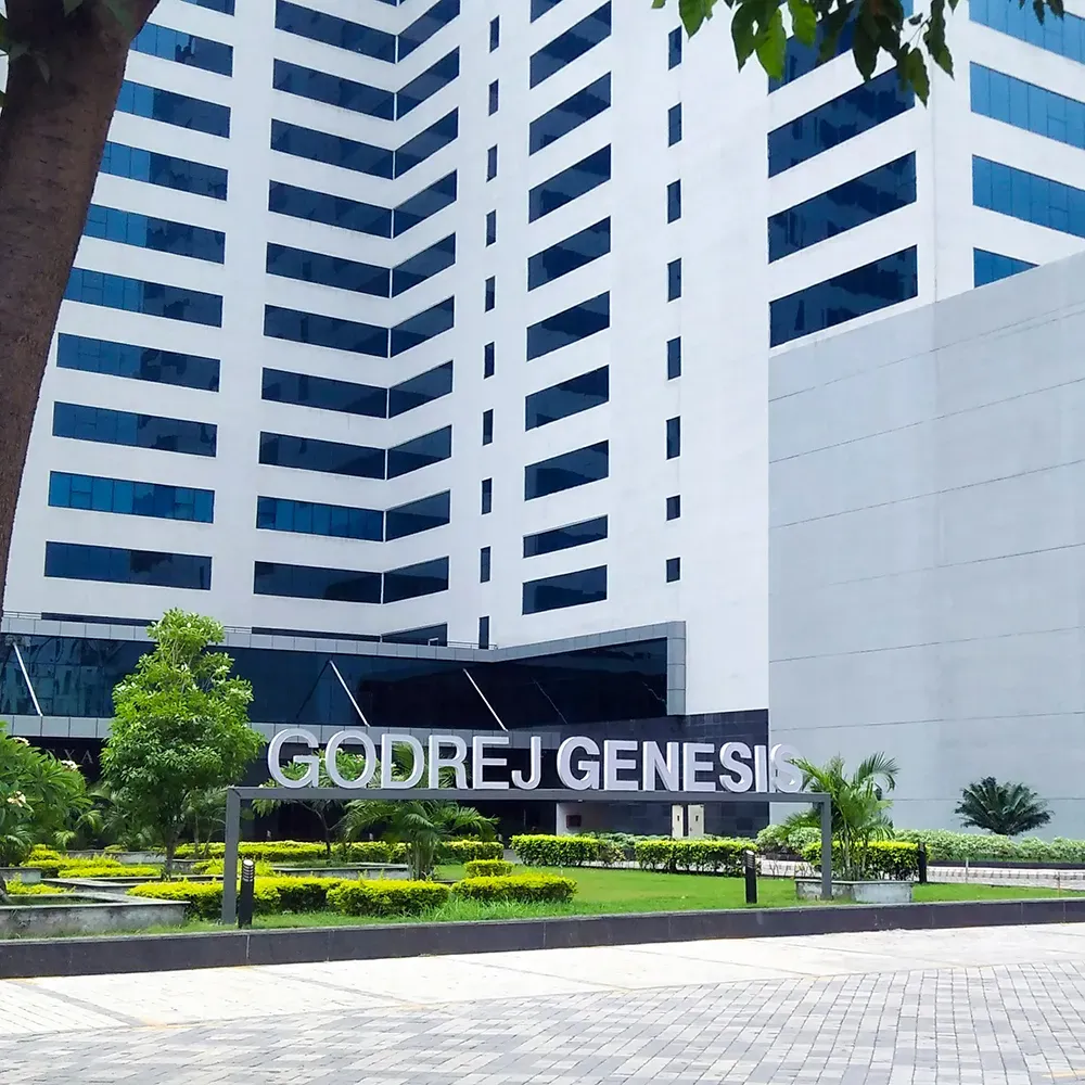 Zioks Comfort coworking building exterior in Kolkata