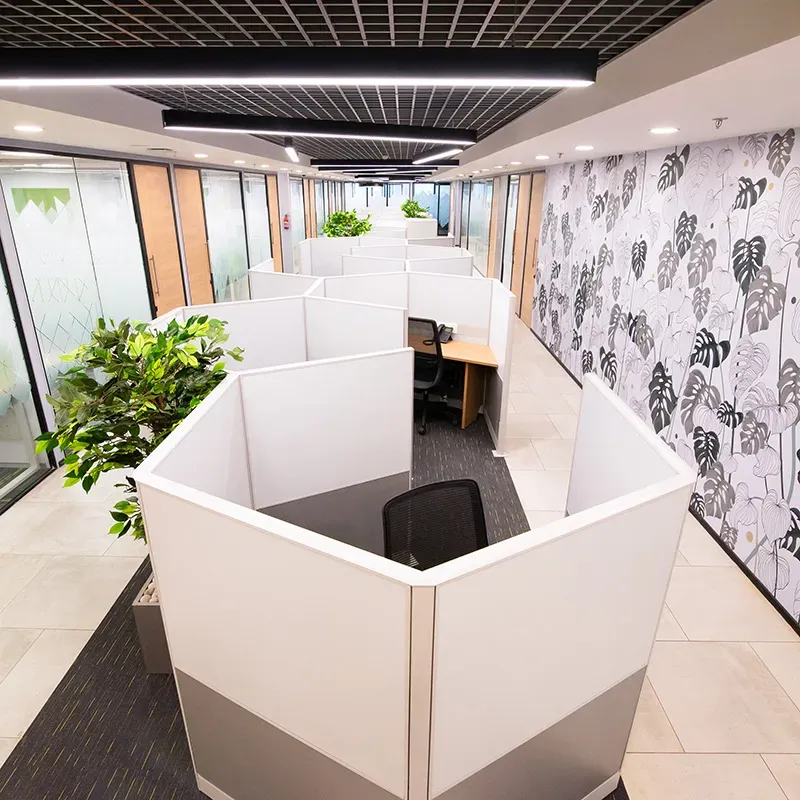 Private desks at Zioks Comfort