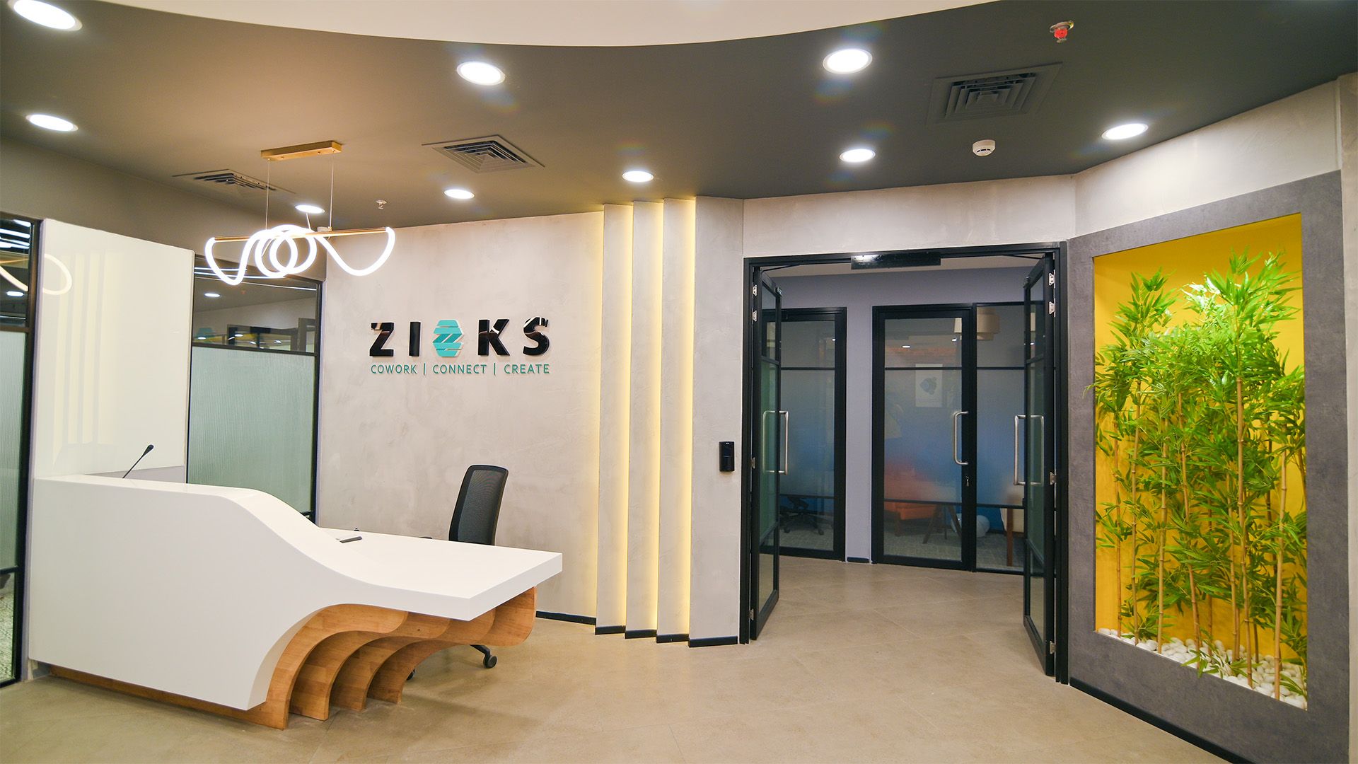 Virtual tour of Zioks Inspire coworking space