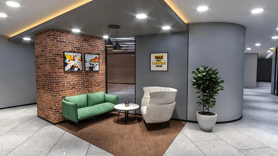 Personal cube in coworking space
