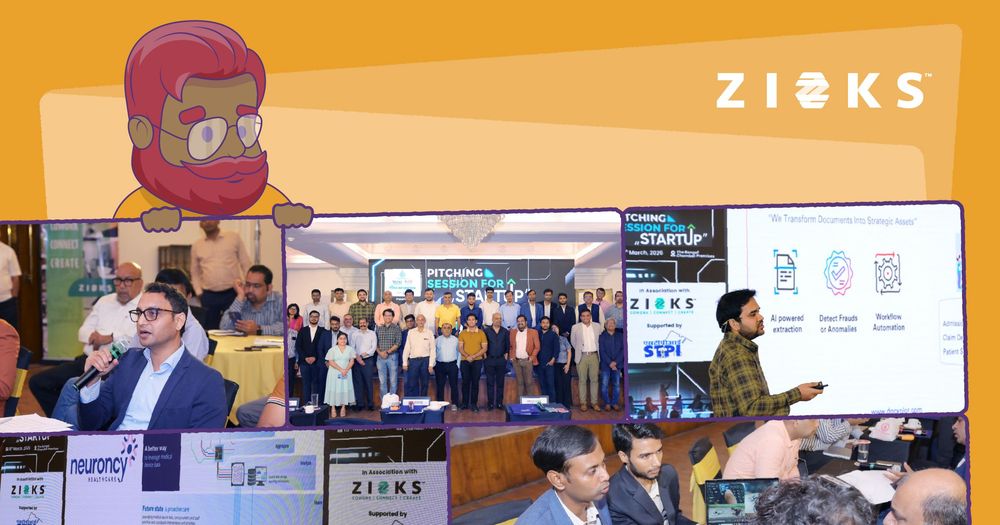 Zioks Sponsored "Pitching Session for Startups" by BCC&I with support from STPI, Kolkata